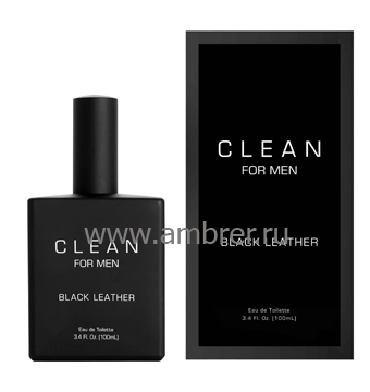 Clean Clean For Men Black Leather