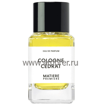 Matiere Premiere Cologne Cedrat