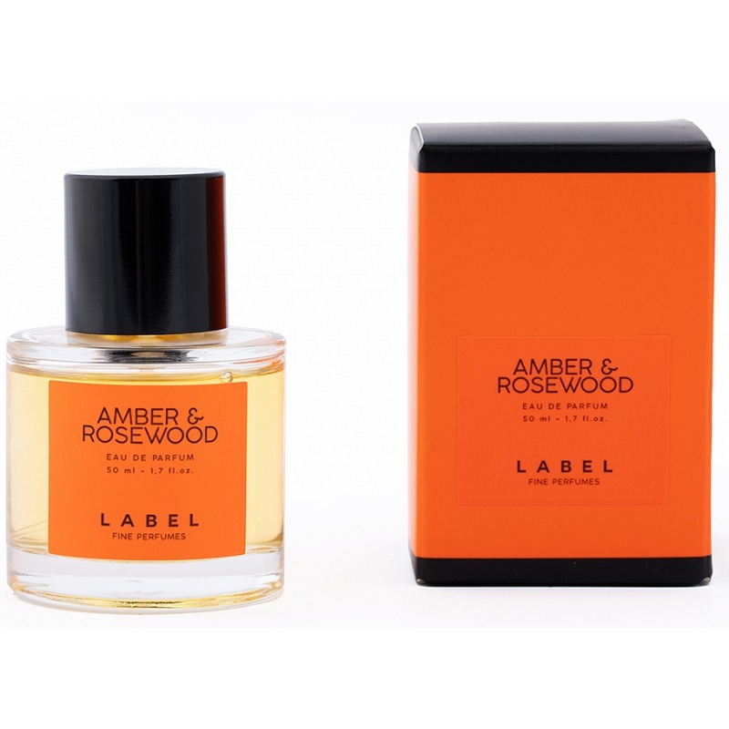 Label Amber & Rosewood