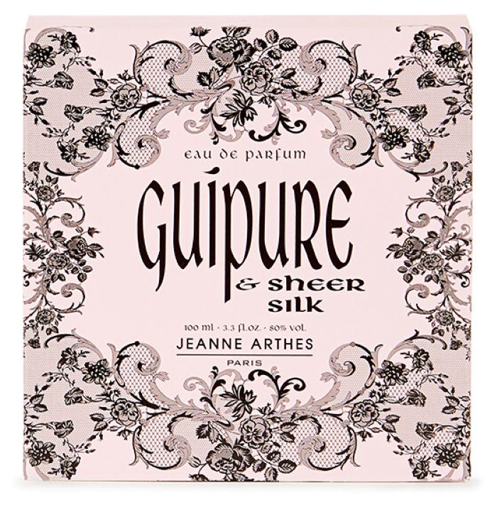Guipure & Sheer Silk