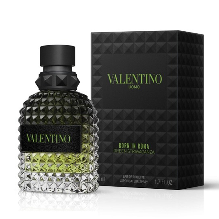 Valentino Valentino Uomo Born in Roma Green Stravaganza